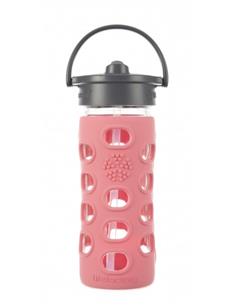 BOTELLA 350ML STRAW CAP CORAL